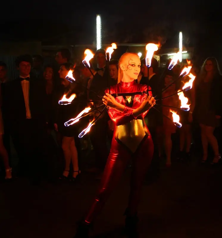 circus fire performer